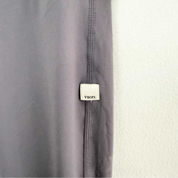 Vuori Daily Form Legging Huckleberry Purple High Rise Drawstring Yoga Pants - Picture 4 of 5